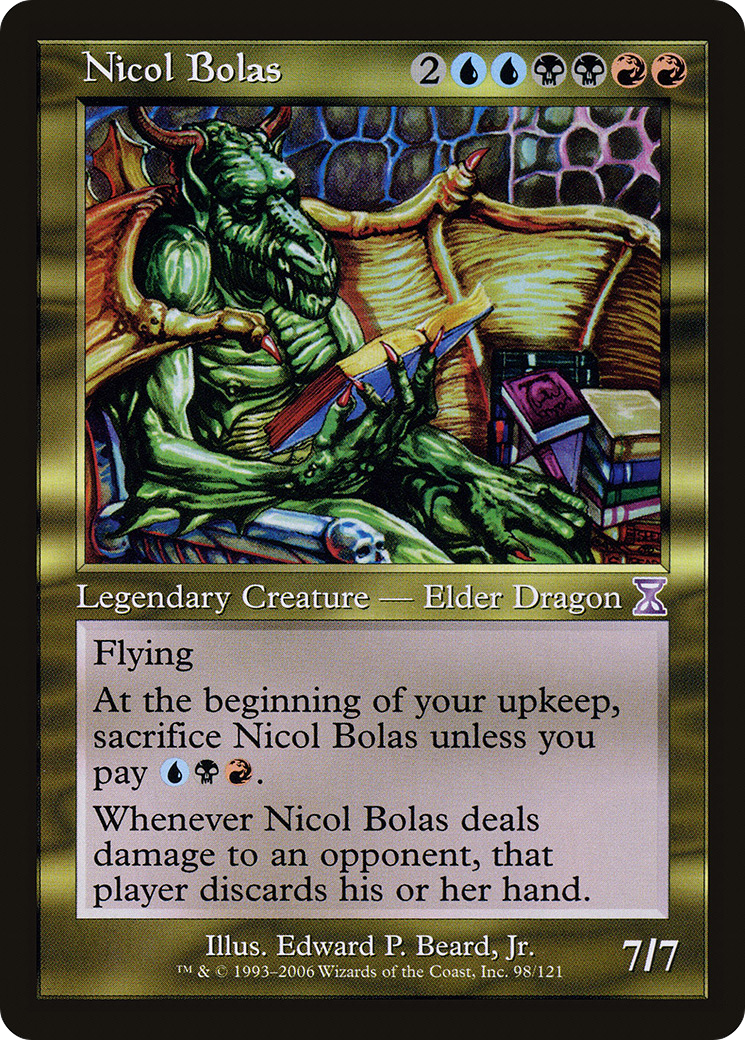 Nicol Bolas (TSB-098) - Time Spiral Timeshifted Foil