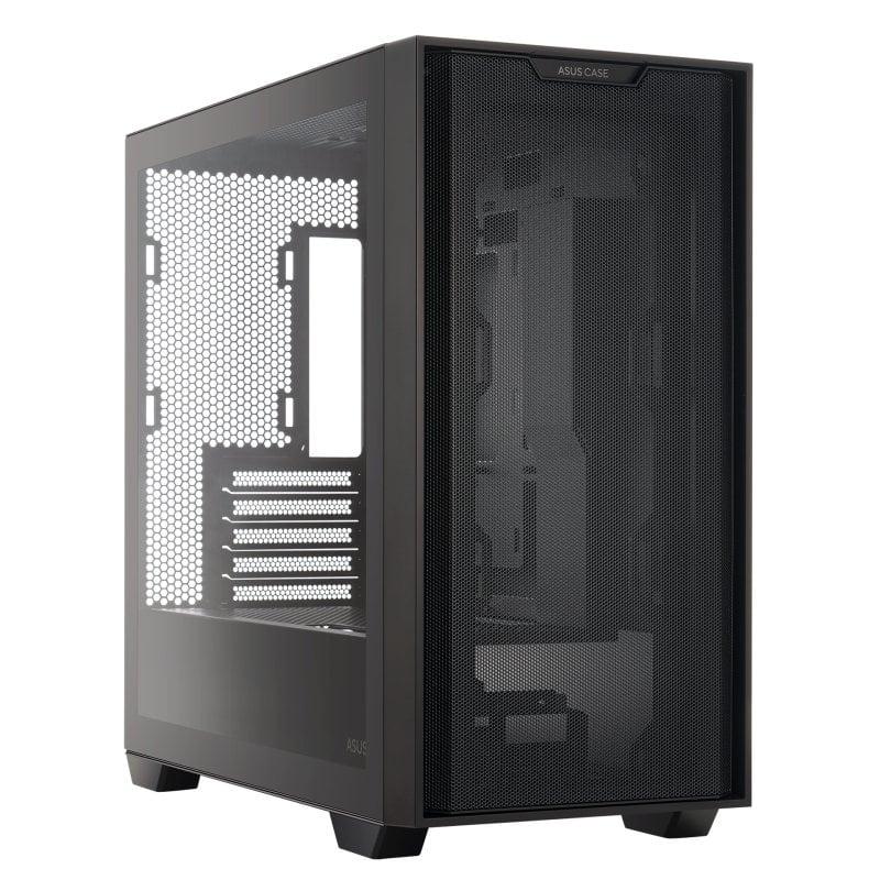 Asus A21 BLK boîtier micro-ATX Verre Trempé Micro 2xUSB 3.2 Gen1