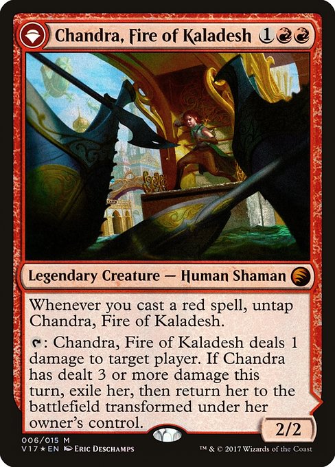Chandra, Fire of Kaladesh // Chandra, Roaring Flame [V17 - 6]