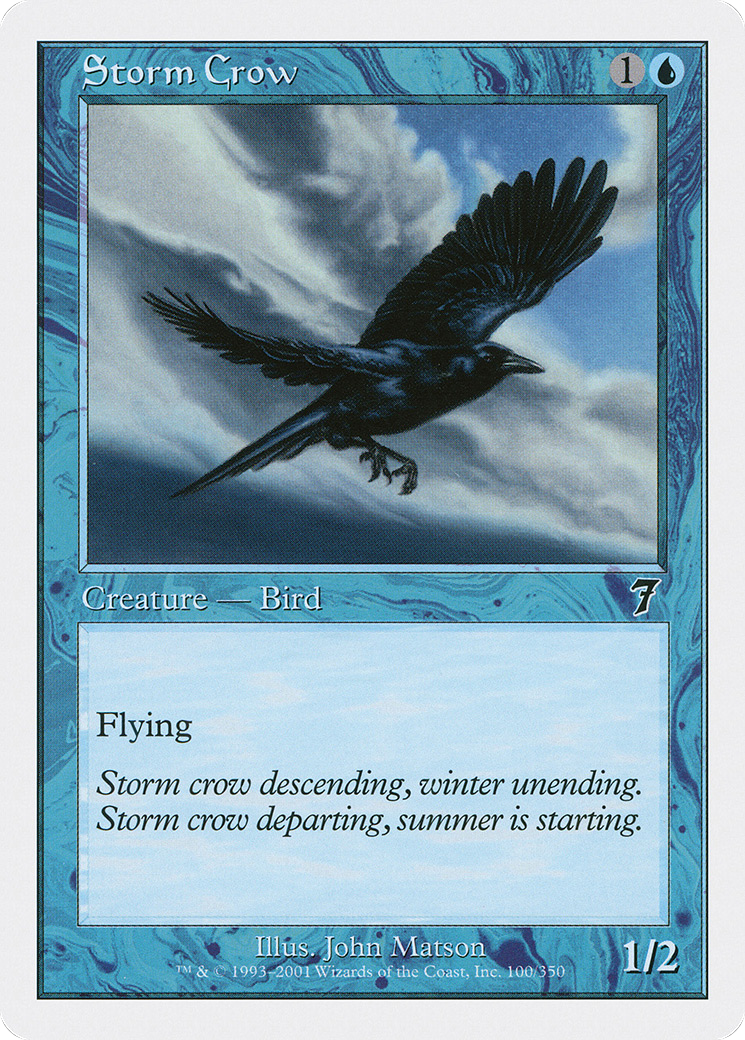 Storm Crow (7ED-100) - Seventh Edition