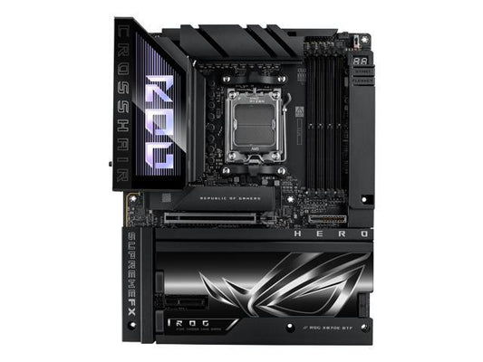 ASUS MB ROG CROSSHAIR X870E HERO BTF AMD X870E AM5 max256GB DDR5 ATX