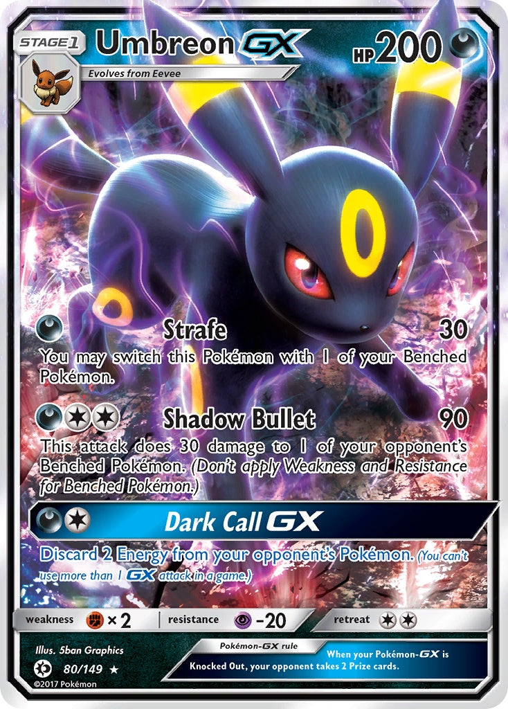Umbreon-GX [SM1 - 80]
