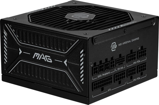 MSI MAG A750GLS PCIE5 750W 80+ Gold Fully-Modular ATX 12V APFC