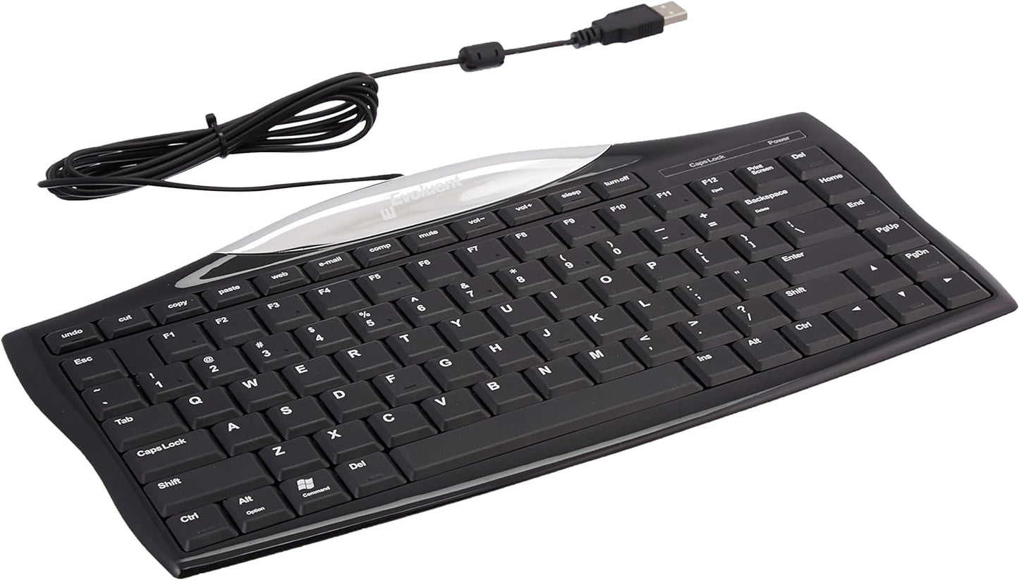 Evoluent Keyboard EKB Essentials Full Featured Compact Keyboard