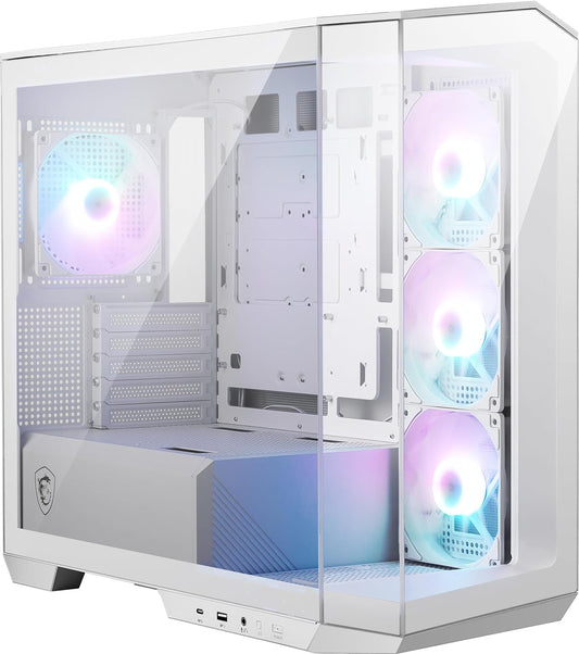 MSI MAG PANO 100R PZ WHITE Mid Tower ATX mATX Mini-ITX TG White