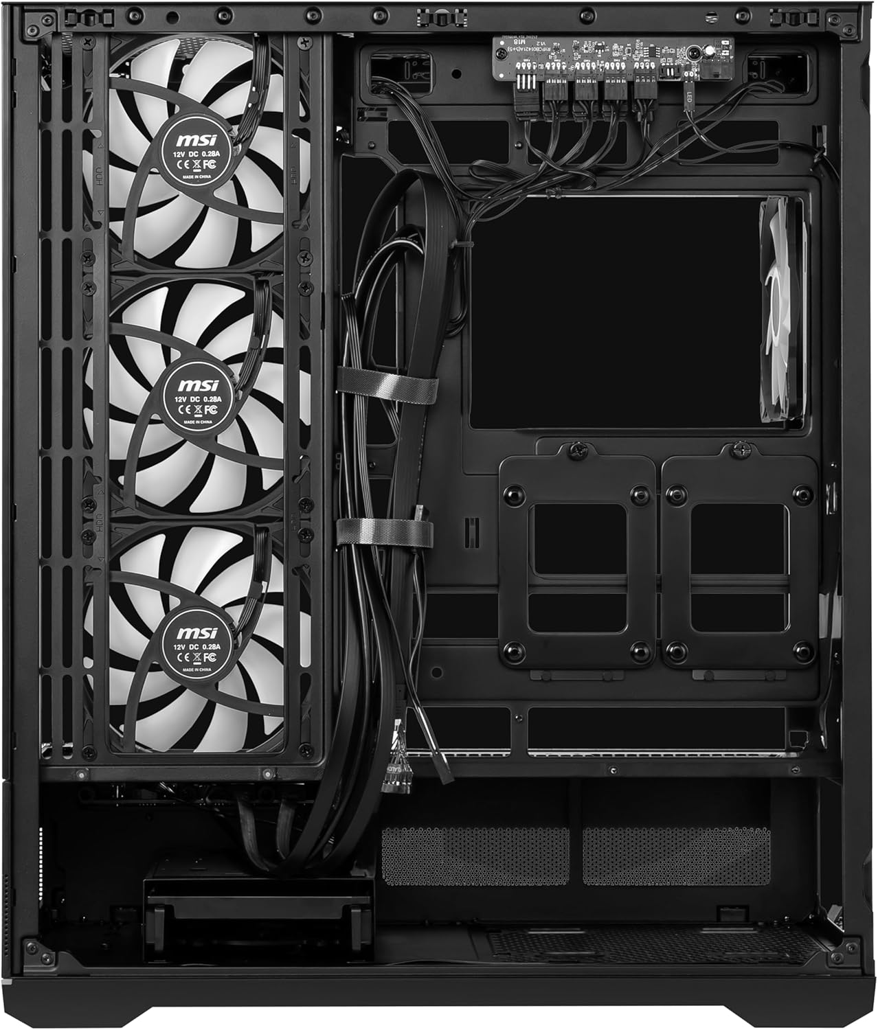 MSI CS MAG PANO 110R PZ Mid Tower ABS SPCC TG 3+1x120mm ARGB Fan Black