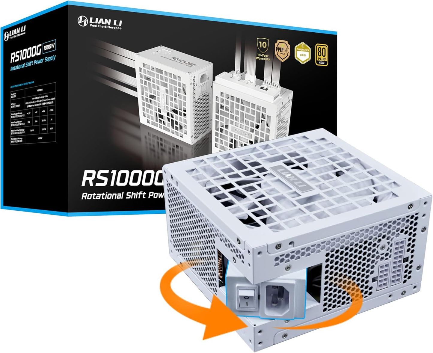 Lian-Li RS1000G.WH 1000W 80+ Gold Full Modular ATX White