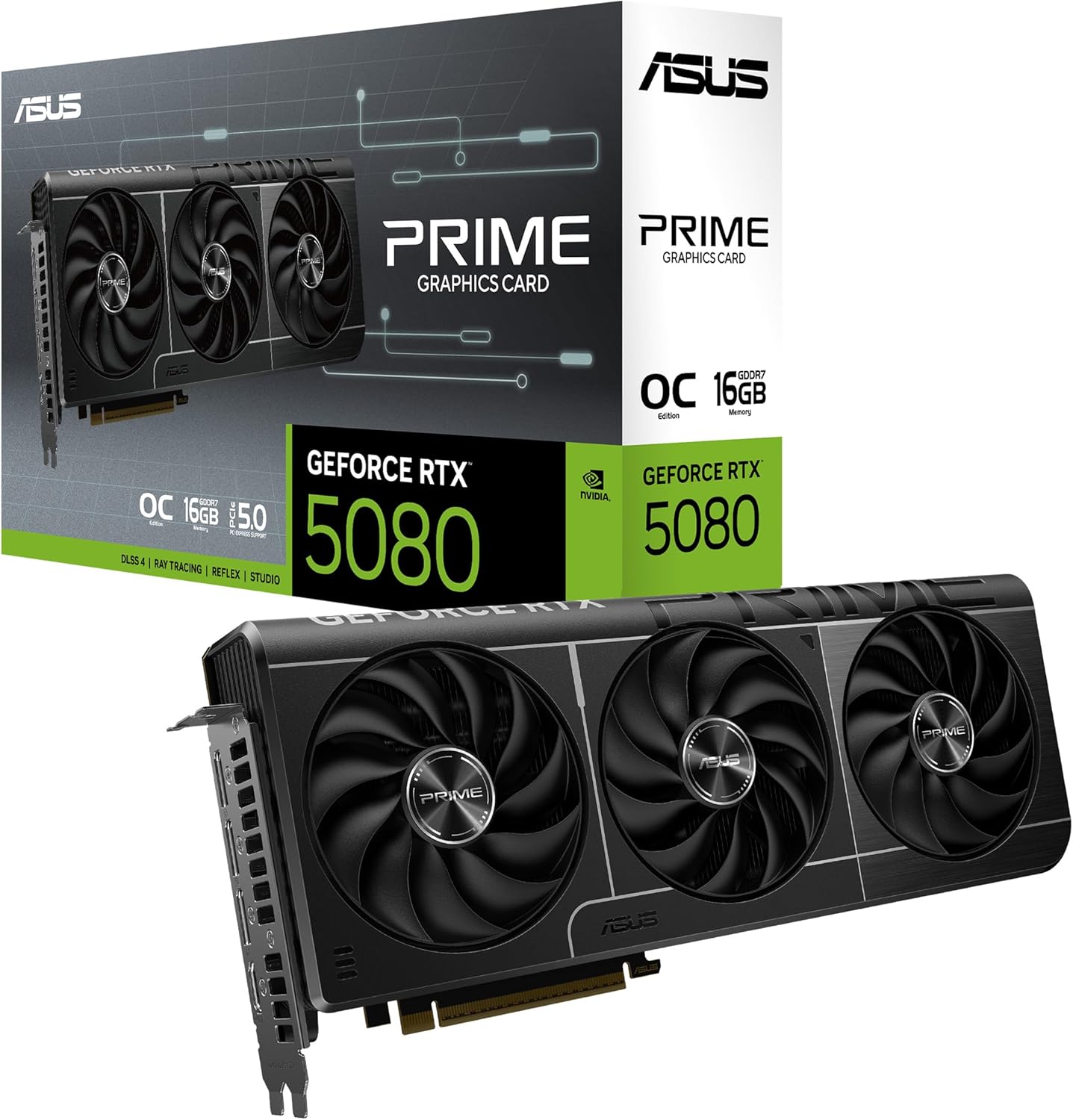 ASUS PRIME-RTX5080-O16G  16GB GDDR7 256B PCIE