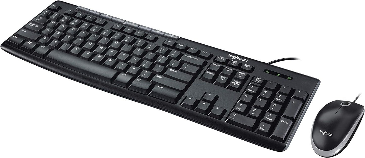 Logitech Keyboard Mouse 920-002714 MEDIA COMBO MK200 USB Retail