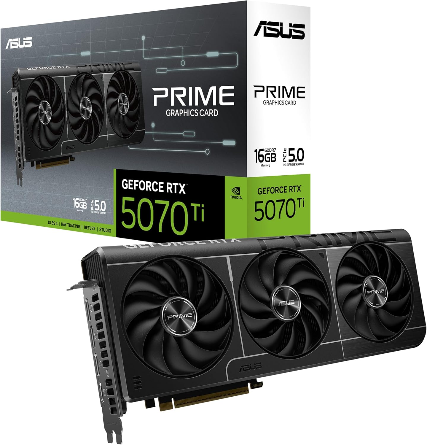 ASUS PRIME-RTX5070TI-16G GeForce RTX 5070 Ti 16GB GDDR7 256Bit