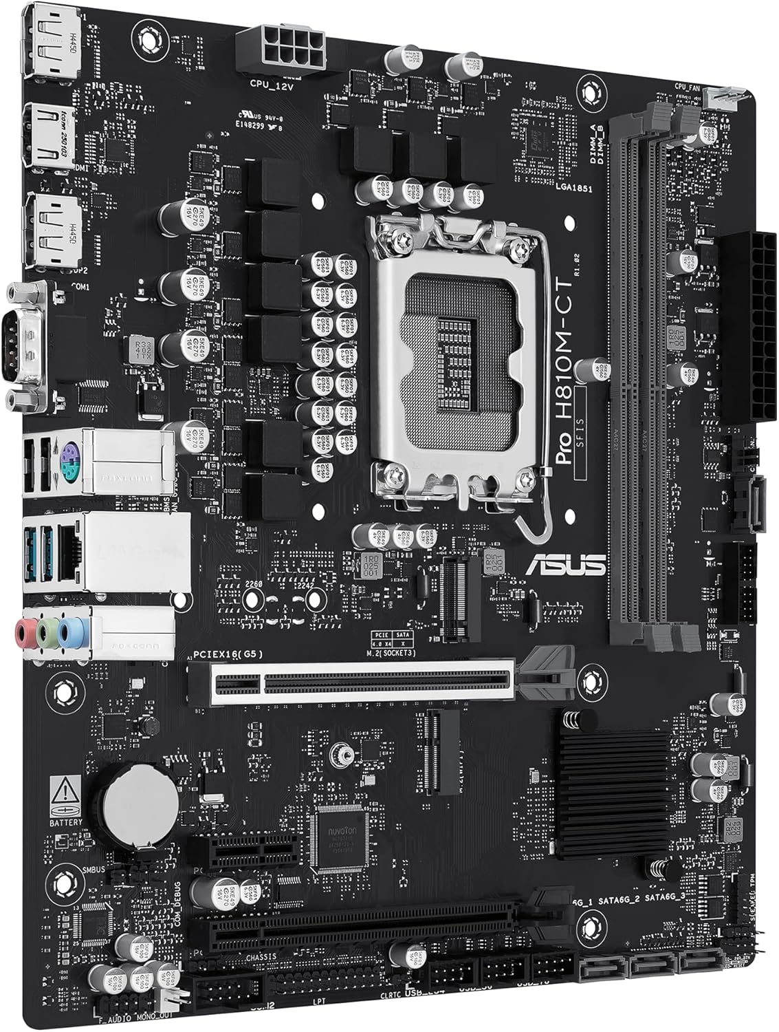 ASUS MB PRO H810M-CT-CSM H810 LGA1851 max128GB DDR5 micro-ATX
