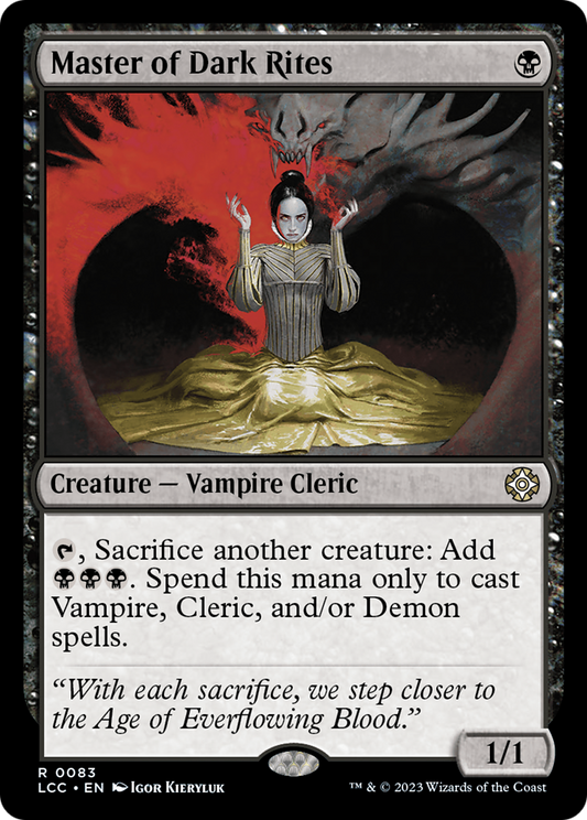 Master of Dark Rites [lcc - 83]