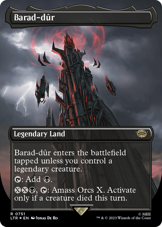 Barad-dûr (LTR-751) - The Lord of the Rings: Tales of Middle-earth (Borderless) Foil