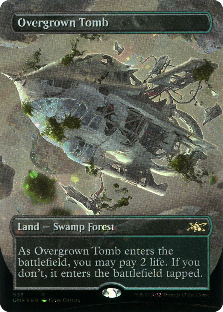 Overgrown Tomb (UNF-535) - Unfinity (Borderless) Foil