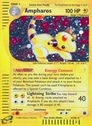Ampharos (2) 2/165 - Expedition Holofoil