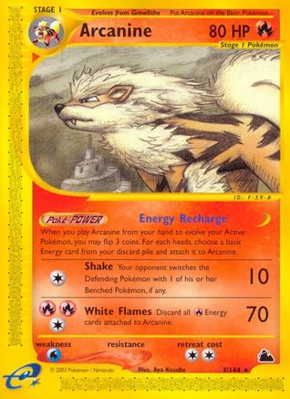Arcanine (3) 3/144 - Skyridge
