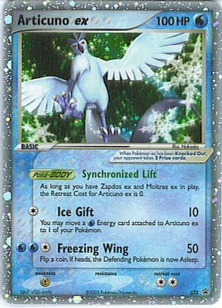 Articuno ex - 032 (EX Collector's Window Tins) 32/40 - Nintendo Promos Holofoil