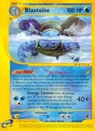 Blastoise (37) 37/165 - Expedition Reverse Holofoil