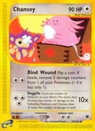 Chansey 72/165 - Expedition Reverse Holofoil