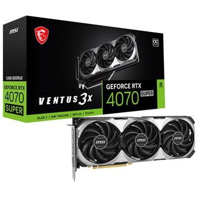 MSI GeForce RTX 4070 SUPER VENTUS 3X 12G OC G6X DPx3 HDMI