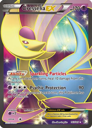 Cresselia EX (143 Full Art) 143/149 - Boundaries Crossed Holofoil