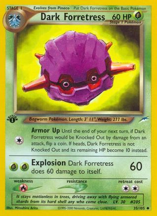 Dark Forretress/105 - Neo Destiny 1st Edition