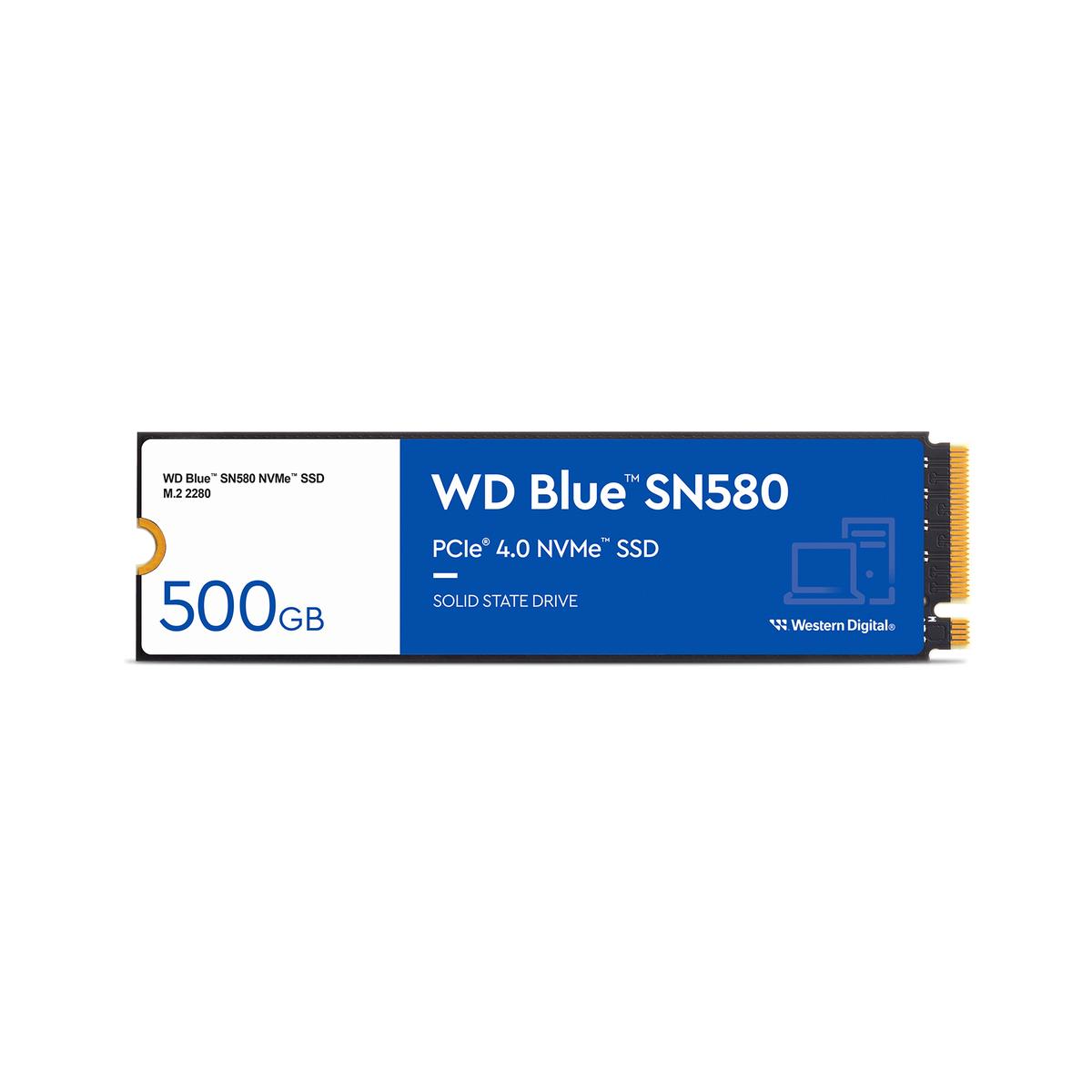 Western Digital SSD 500GB M.2 WD Blue SN580 PCIe