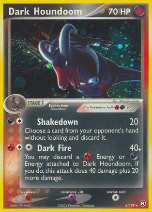 Dark Houndoom - 005/109 5/109 - Team Rocket Returns Holofoil