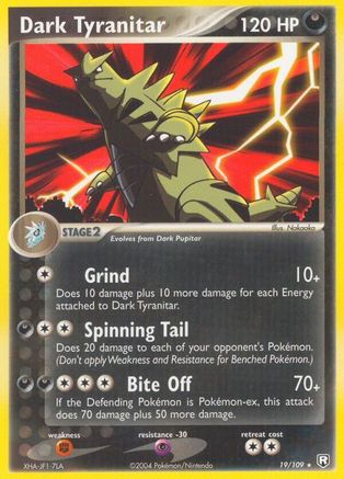 Dark Tyranitar - 019/109 19/109 - Team Rocket Returns