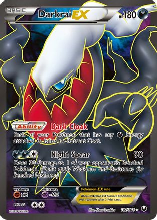 Darkrai EX (107 Full Art) 107/108 - Dark Explorers Holofoil