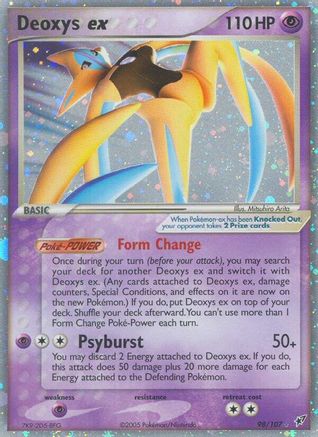 Deoxys ex (Attack Forme) 98/107 - Deoxys Holofoil