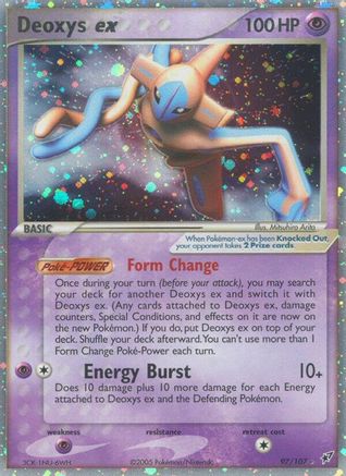 Deoxys ex (Normal Forme) 97/107 - Deoxys
