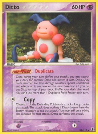 Ditto - 038/113 (Mr. Mime) 38/113 - Delta Species Reverse Holofoil