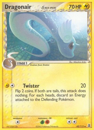 Dragonair - 42/113 (Delta Species) 42/113 - Delta Species Reverse Holofoil