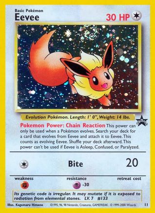 Eevee 11/53 - WoTC Promo Holofoil