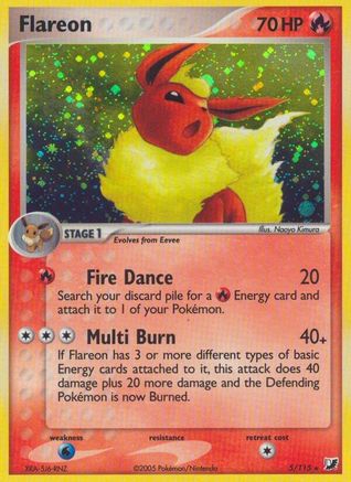Flareon 5/115 - Unseen Forces Holofoil