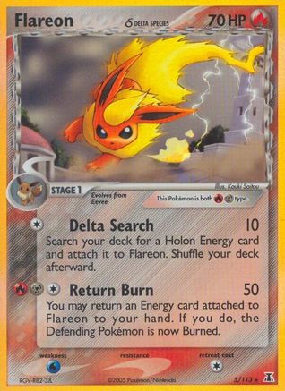 Flareon (Delta Species) 5/113 - Delta Species Holofoil