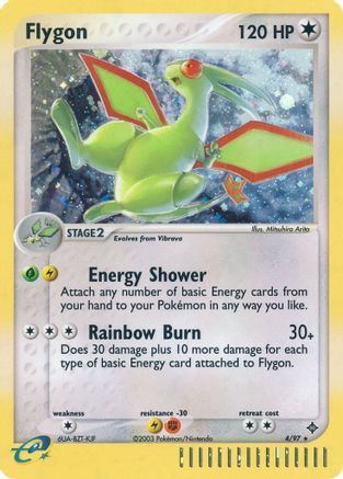 Flygon - 4/97 4/97 - Dragon Holofoil