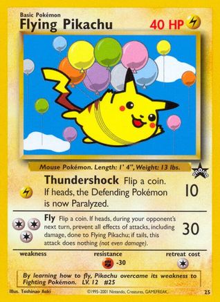 Flying Pikachu 25/53 - WoTC Promo