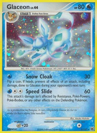 Glaceon (5) 5/100 - Majestic Dawn Reverse Holofoil