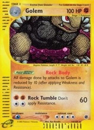 Golem (14) 14/165 - Expedition Holofoil