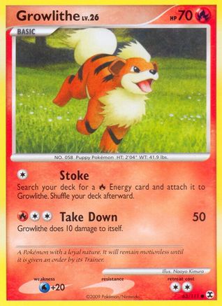 Growlithe 63/111 - Rising Rivals