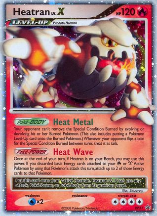 Heatran LV.X - DP31 DP31/56 - Diamond and Pearl Promos Holofoil