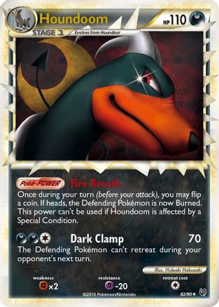 Houndoom (Prime) 82/90 - Undaunted Holofoil