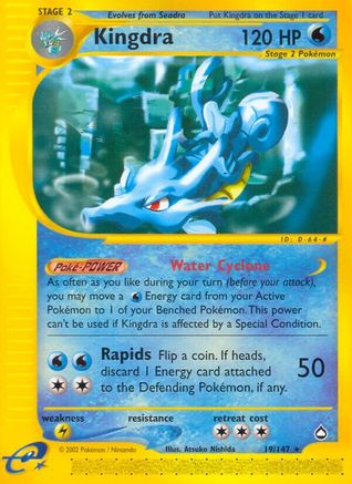 Kingdra (19) 19/147 - Aquapolis Reverse Holofoil