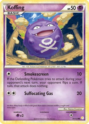 Koffing 70/123 - HeartGold SoulSilver