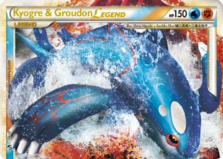 Kyogre & Groudon Legend (Top) 87/90 - Undaunted Holofoil