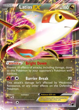 Latias EX 85/116 - Plasma Freeze Holofoil