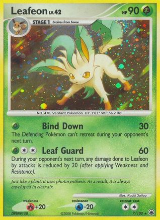 Leafeon (7) 7/100 - Majestic Dawn Holofoil