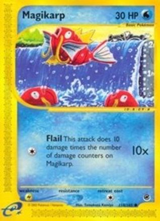 Magikarp 118/165 - Expedition Reverse Holofoil